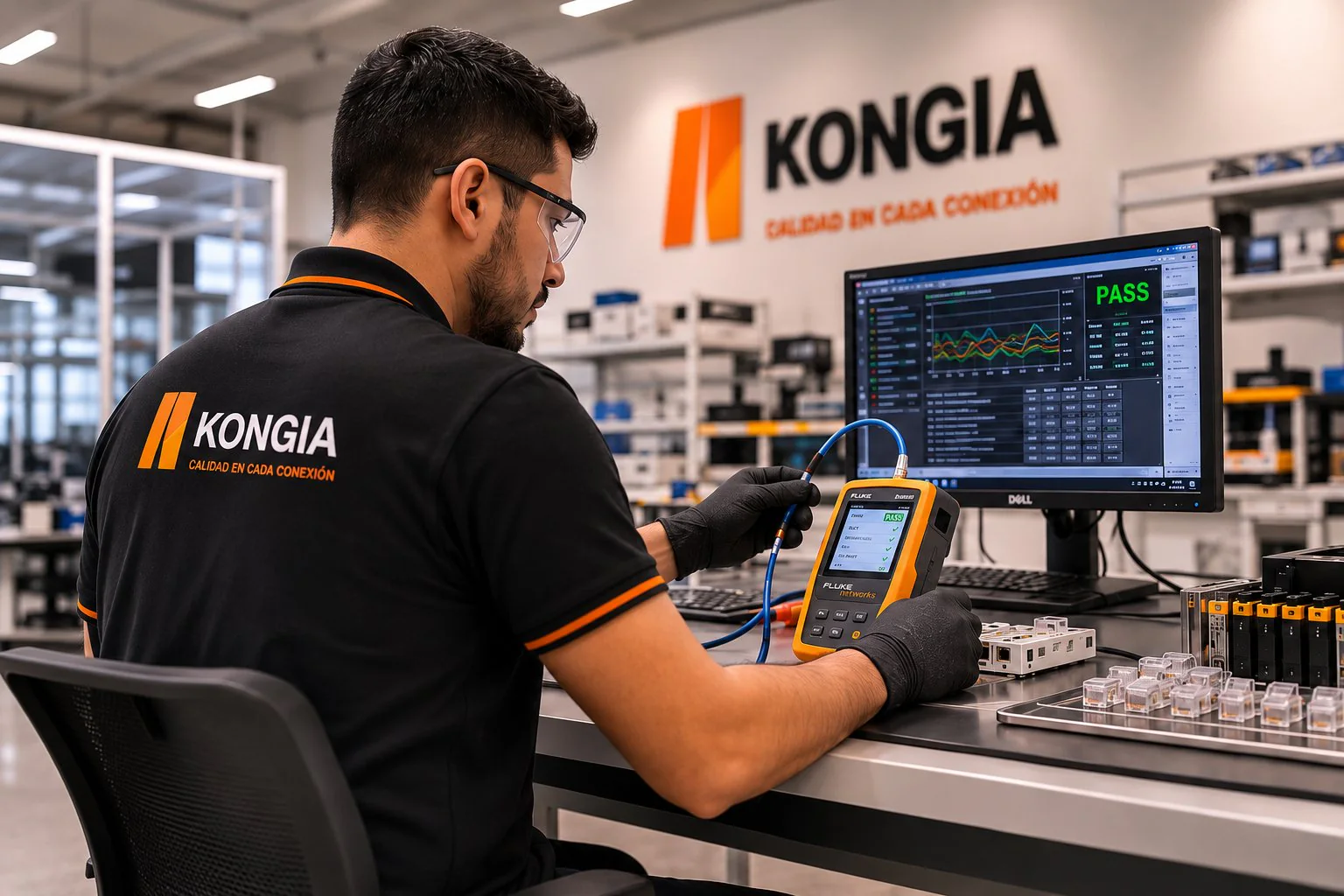 Laboratorio de pruebas de calidad KONGIA