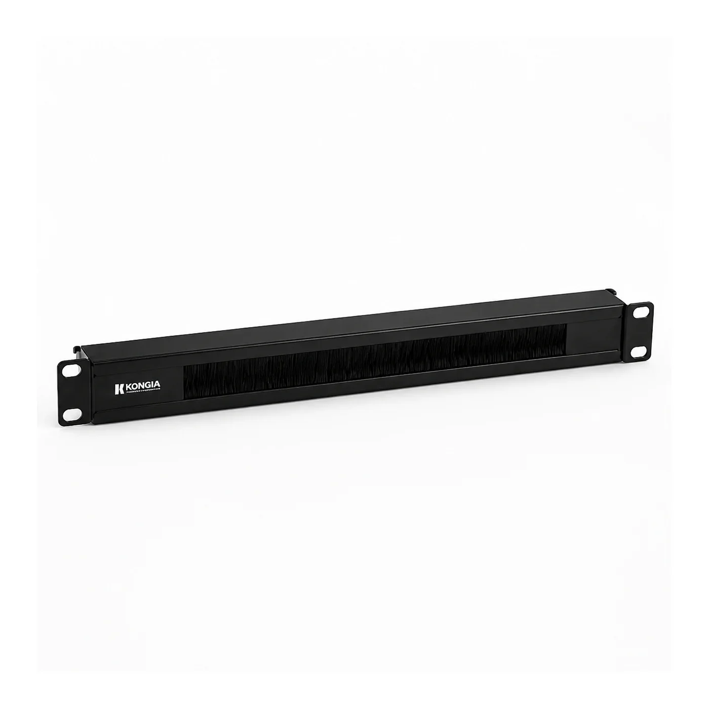 Panel Pasacables KONGIA con Cepillo, Rack 19 pulgadas, 1U