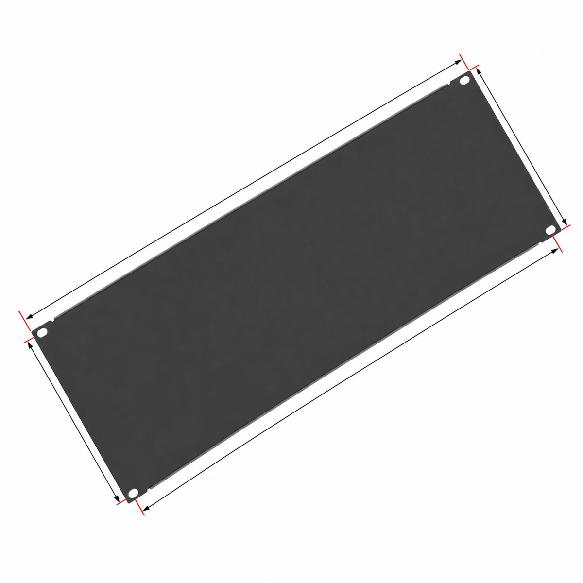 Panel Ciego con Tornillos para Rack 19 pulgadas, 5U