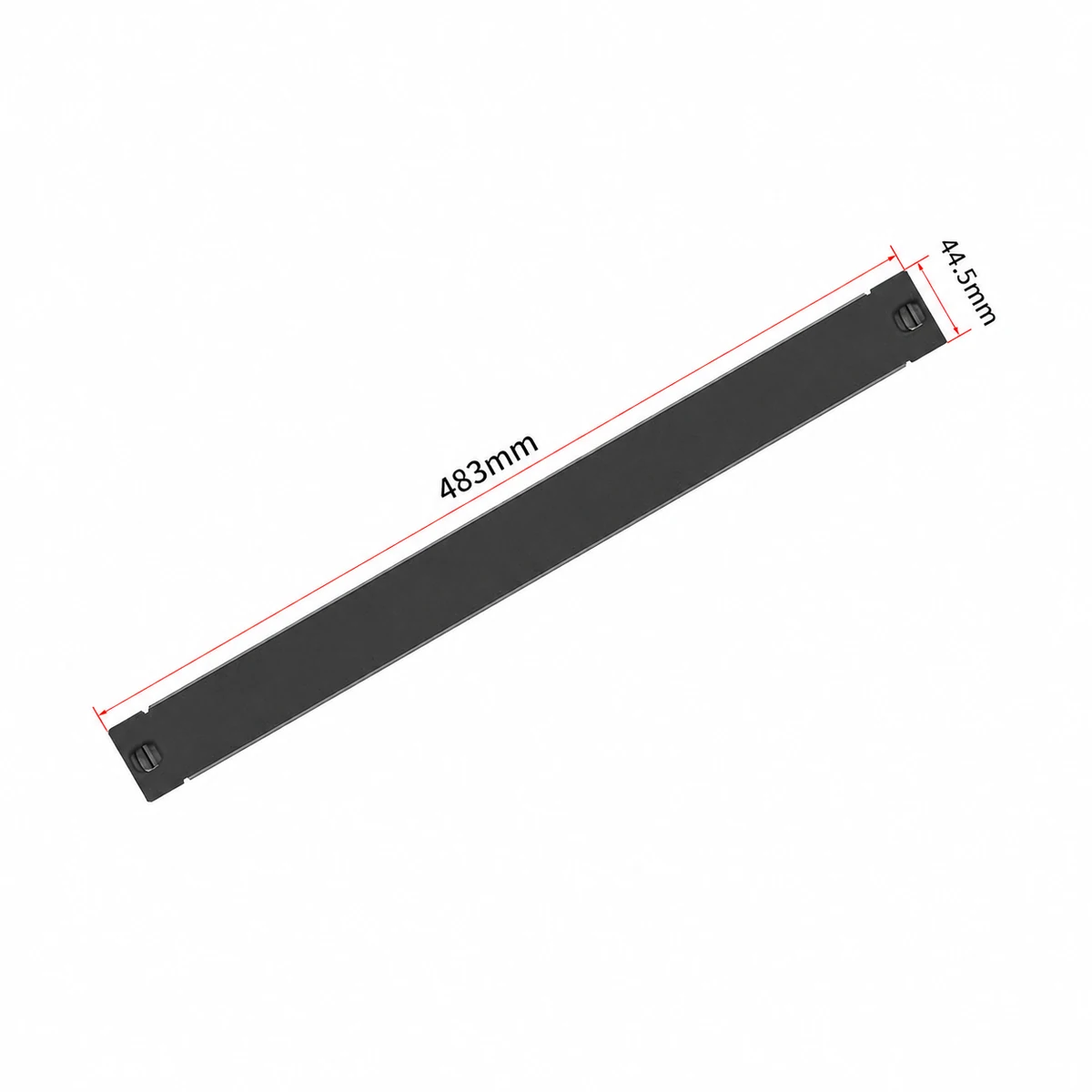 Panel Ciego sin Tornillos para Rack 19 pulgadas, 1U