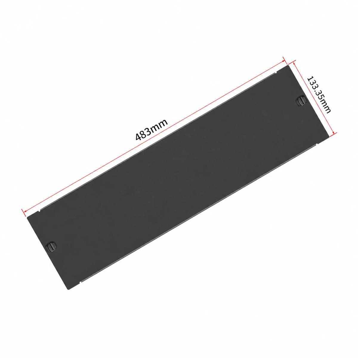Panel Ciego sin Tornillos para Rack 19 pulgadas, 3U