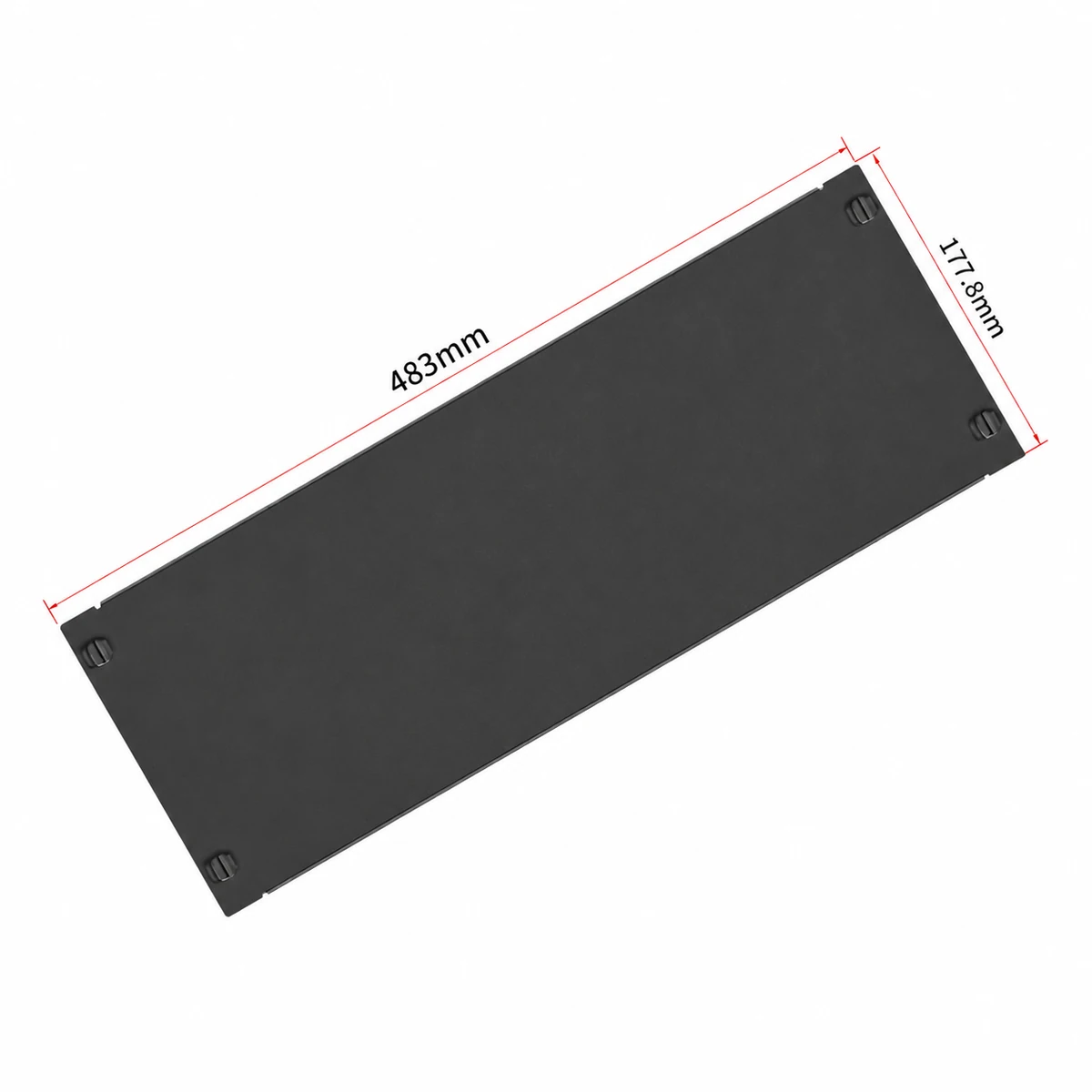 Panel Ciego sin Tornillos para Rack 19 pulgadas, 4U