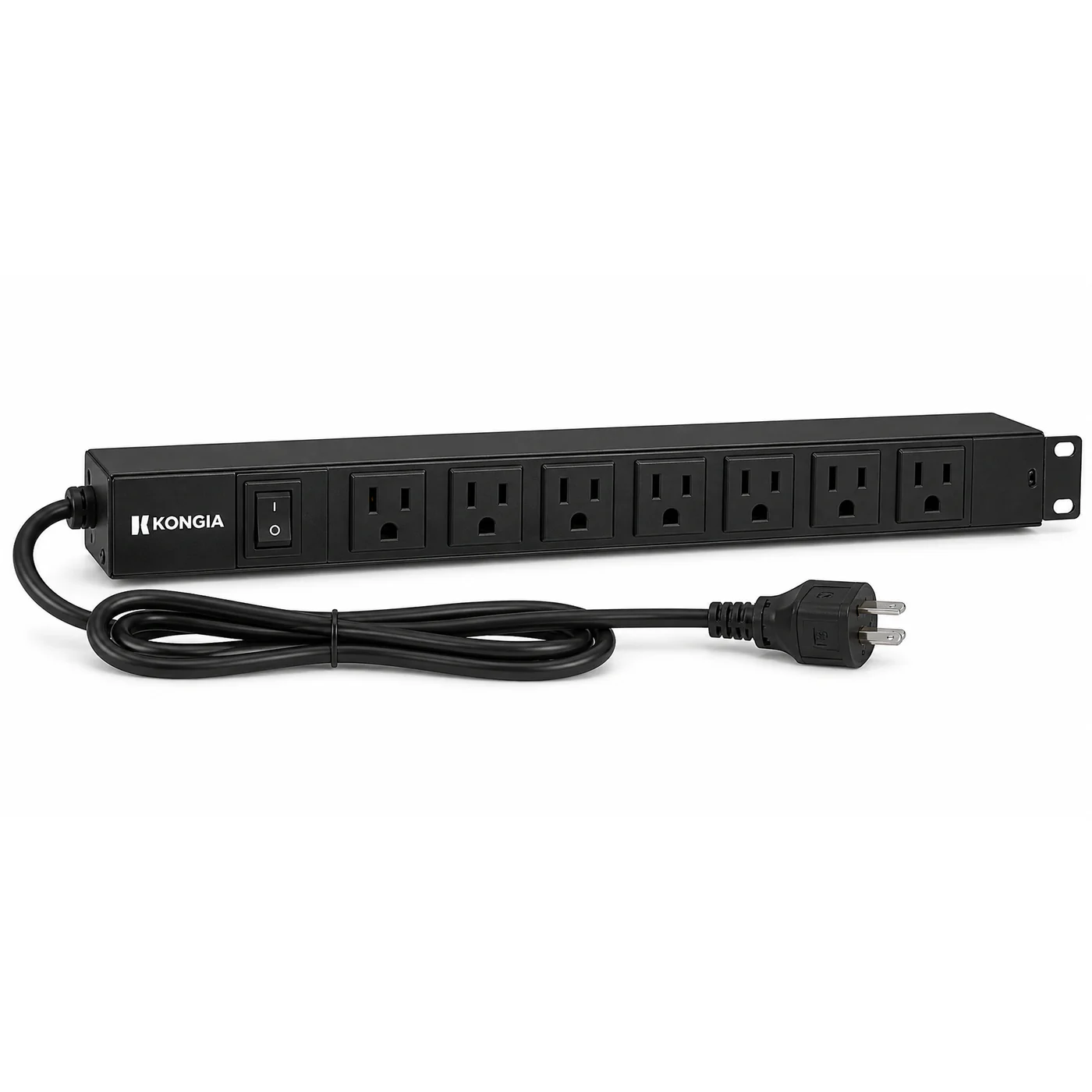 PDU para Rack 19 pulgadas 1U, 8 Tomas US, 20A / 110V-250V