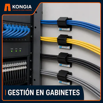Gestión de cables de baja tensión en gabinete — Abrazadera FC Autoadhesiva con Cubierta Deslizable, Negra, 100 Piezas — KG-CM-FC100-B