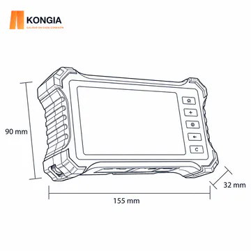 KG-CT-IPC-X450 — Dimensiones