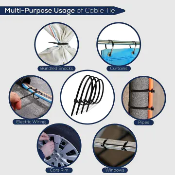 Aplicaciones multipropósito de instalación — Cinchos de Nylon 66 Estándar — KG-CT-N66