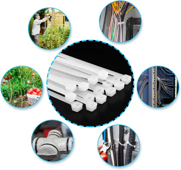 Usos en cableado, taller y mantenimiento — Cinchos de Nylon 66 Estándar — KG-CT-N66