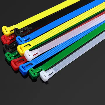 Geometría de la hebilla liberable — Cinchos Reutilizables y Liberables de Nylon — KG-CT-RLS
