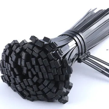 Paquete de cinchos negros — Cinchos Negros Resistentes a UV para Exterior — KG-CT-UV