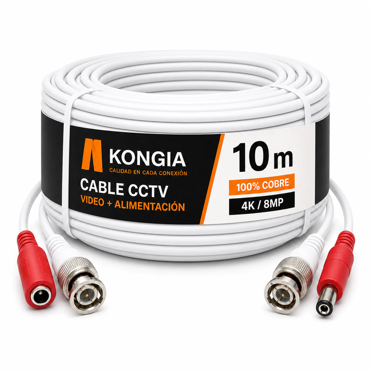Cable de Video y Alimentación para CCTV