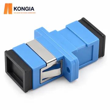 KONGIA Adaptador de Fibra Óptica SC/UPC–SC/UPC, Monomodo, Simplex, 1 Pieza — vista principal