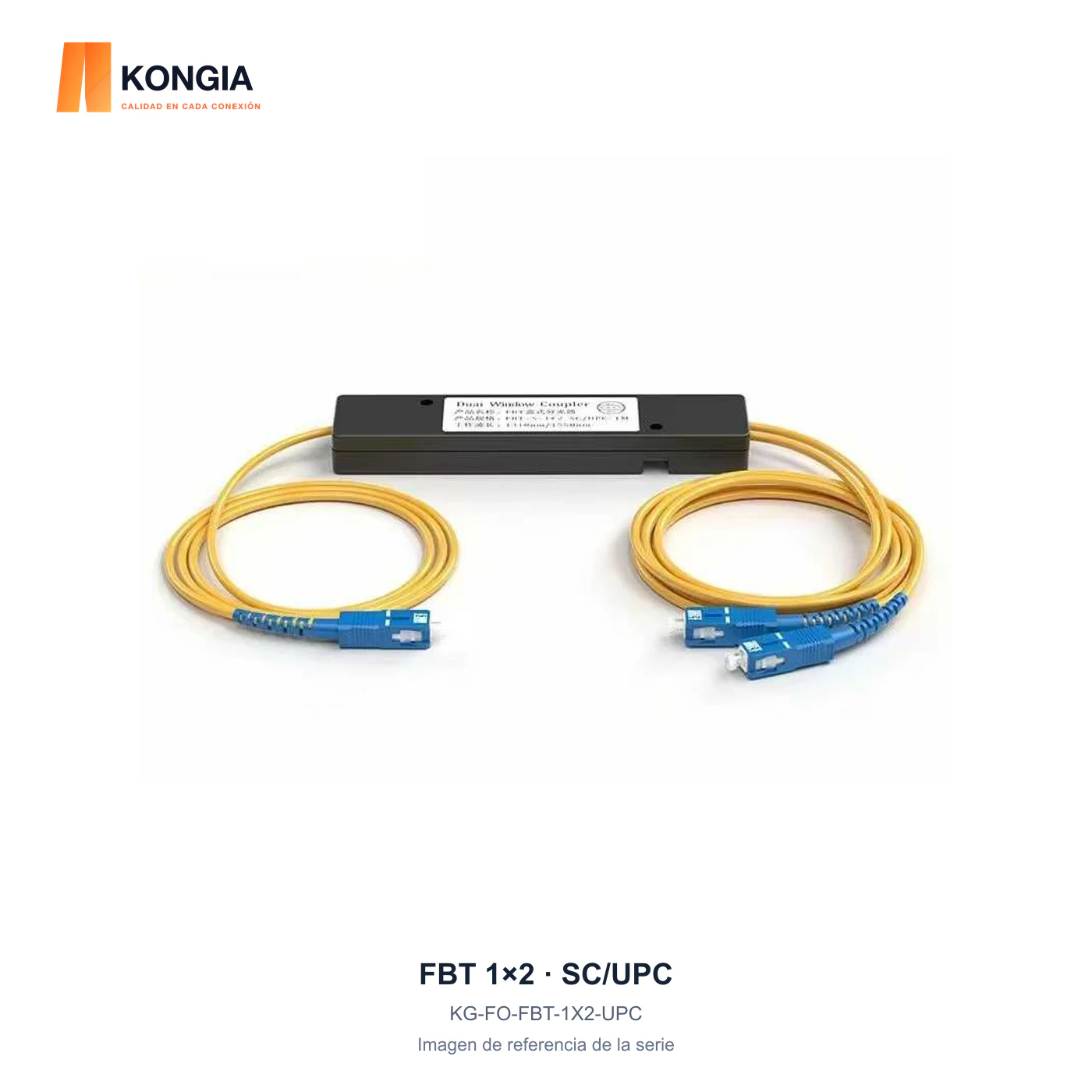 Divisor Óptico FBT 1×2, SC/UPC
