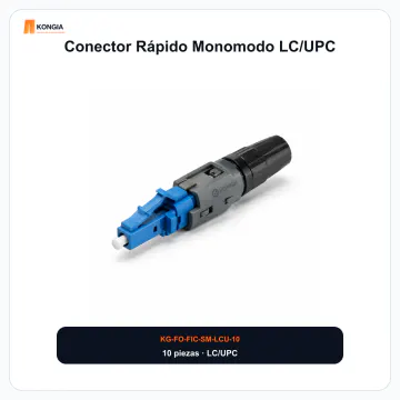 Vista principal del producto - Conector Rápido Monomodo LC/UPC - KG-FO-FIC-SM-LCU-10