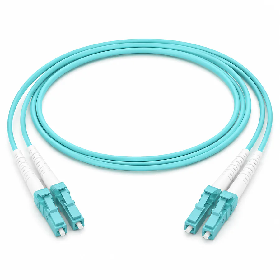 Patch Cord de Fibra Óptica LC/UPC a LC/UPC OM3 Duplex