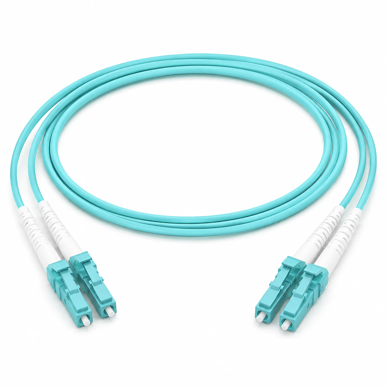 Patch Cord de Fibra Óptica LC/UPC a LC/UPC OM3 Duplex