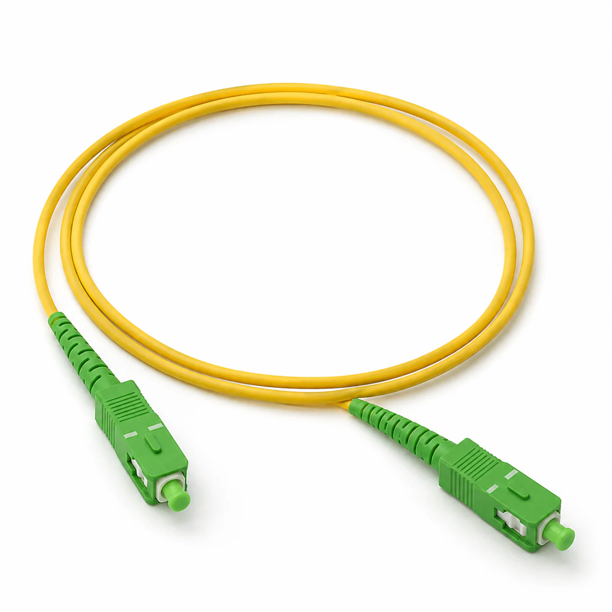 Patch Cord de Fibra Óptica SC/APC a SC/APC OS2 Simplex