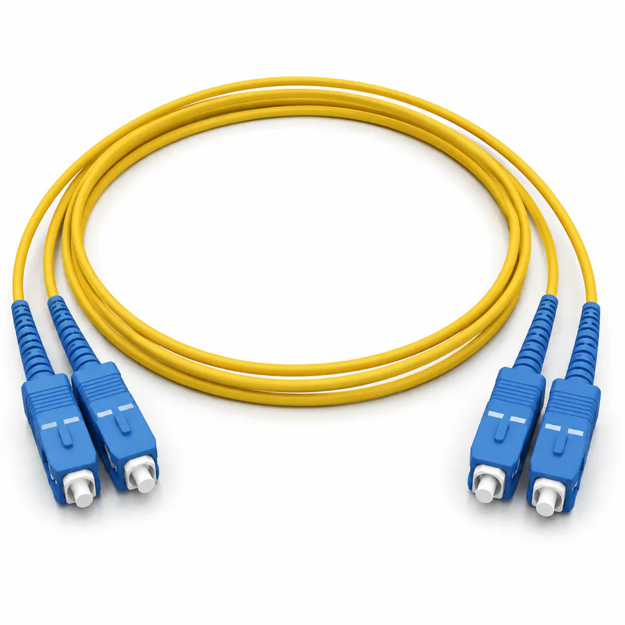 Patch Cord de Fibra Óptica SC/UPC a SC/UPC OS2 Duplex