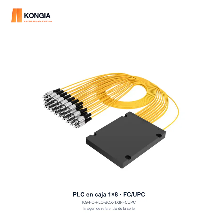 Escenarios de uso - Divisor Óptico PLC en caja con pigtails 1×8, FC/UPC