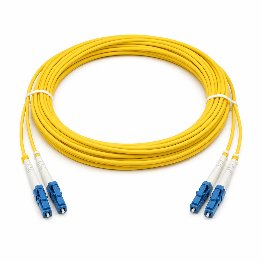 Cable de Fibra Óptica Preterminado LC/UPC a LC/UPC OS2 Duplex en Rollo