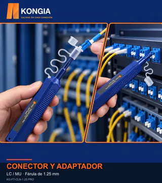 KONGIA KG-FT-CLN-1.25 PRO · CONECTOR Y ADAPTADOR