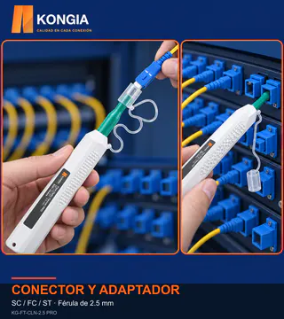 KONGIA KG-FT-CLN-2.5 PRO · CONECTOR Y ADAPTADOR