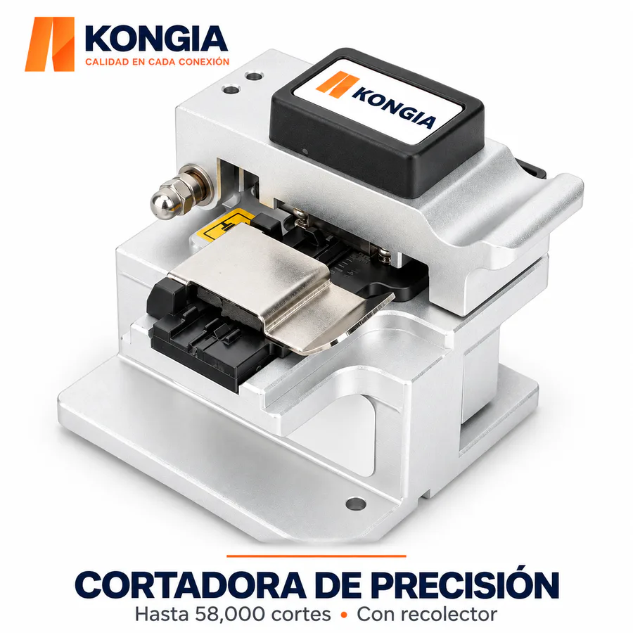 Cortadora de Precisión para Fibra Óptica, Hasta 58,000 Cortes, con Recolector