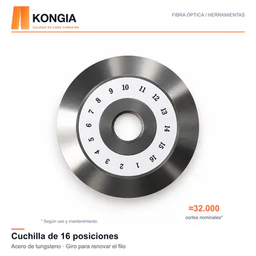 KONGIA · KG-FT-CLV-FC01 · Cuchilla de 16 posiciones