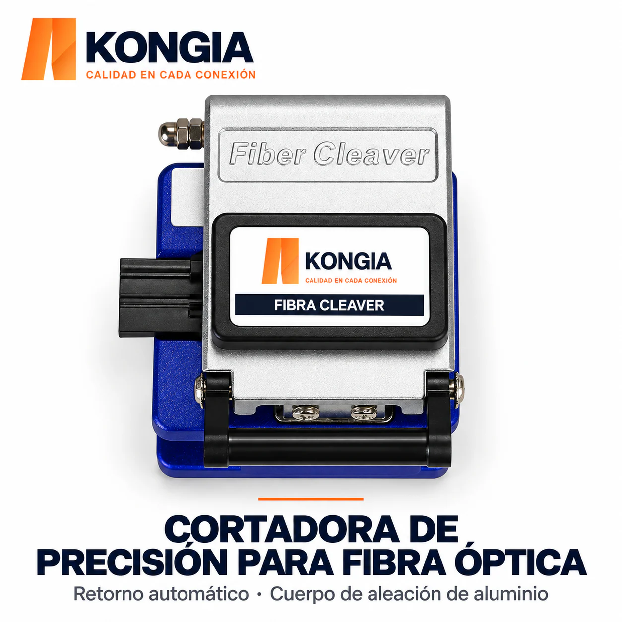 Cortadora de Precisión para Fibra Óptica · Retorno Automático · Aleación de Aluminio