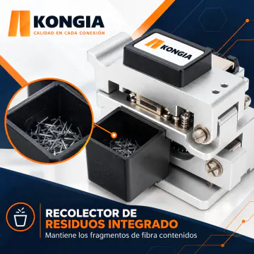 Cortadora de Precisión para Fibra Óptica, Hasta 58,000 Cortes, con Recolector — Vista 8