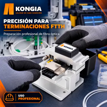 Cortadora de Precisión para Fibra Óptica, Hasta 58,000 Cortes, con Recolector — Vista 9