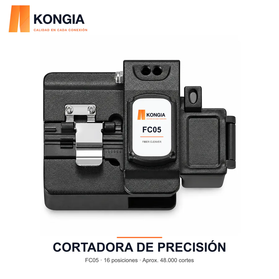 Cortadora Compacta de Fibra Óptica · FC05 · 16 Posiciones · Aprox. 48.000 Cortes