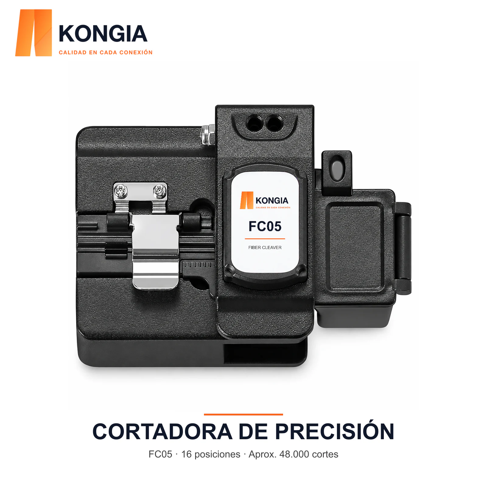 Cortadora Compacta de Fibra Óptica · FC05 · 16 Posiciones · Aprox. 48.000 Cortes