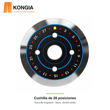 KONGIA FOC06 · Cuchilla de 28 posiciones