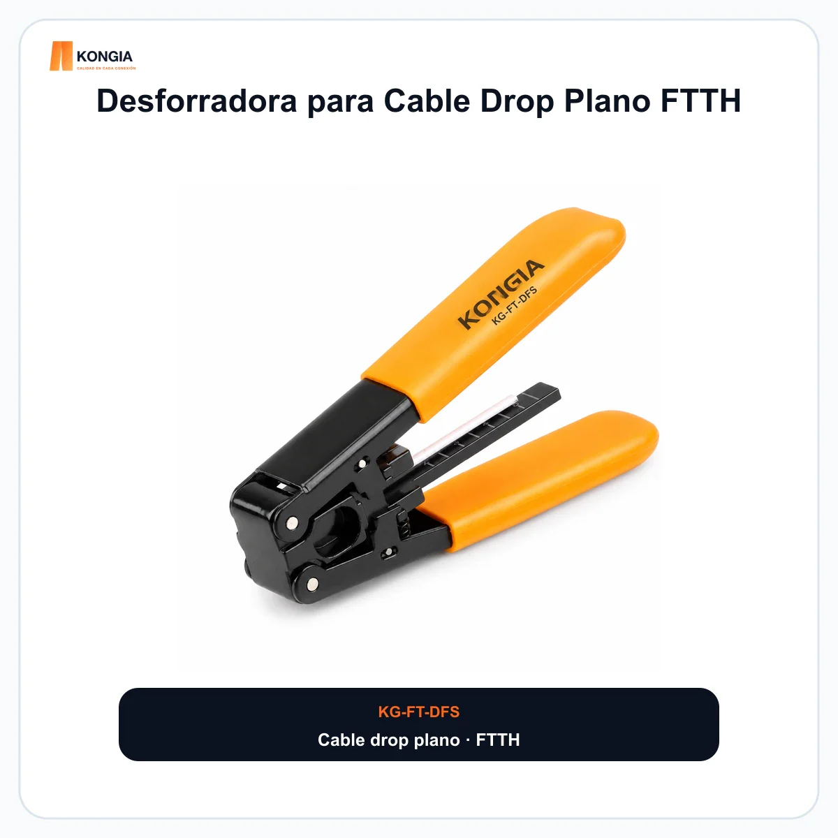Desforradora para Cable Drop Plano FTTH