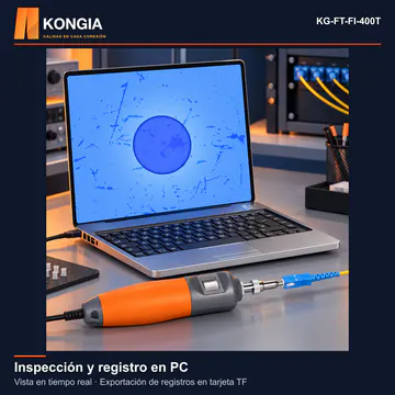 KONGIA · KG-FT-FI-400T · Inspección y registro en PC