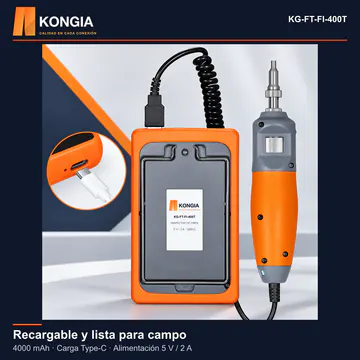 KONGIA · KG-FT-FI-400T · Recargable y lista para campo
