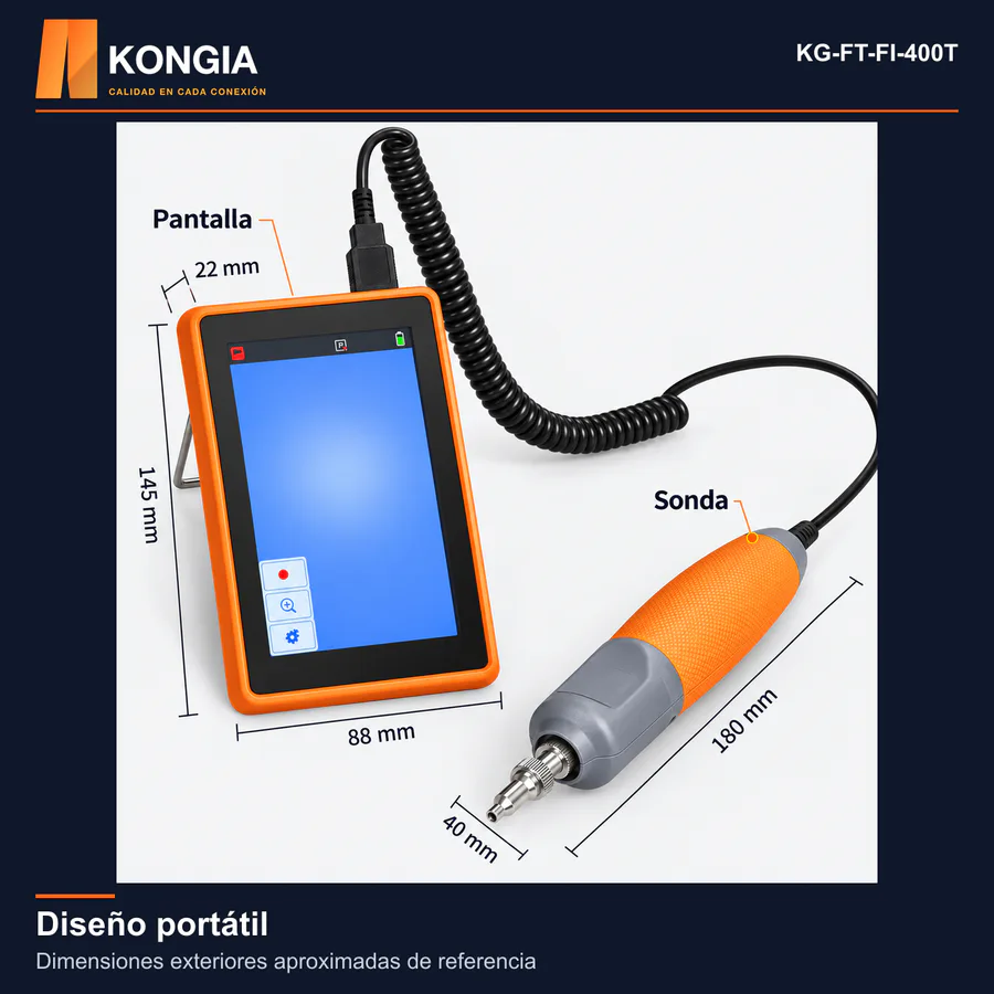 Escenarios de uso - Inspector Digital de Fibra Óptica 400X con Pantalla Táctil de 5 Pulgadas
