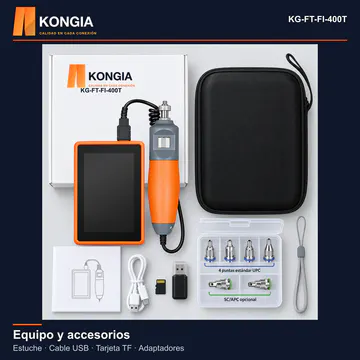 KONGIA · KG-FT-FI-400T · Equipo y accesorios