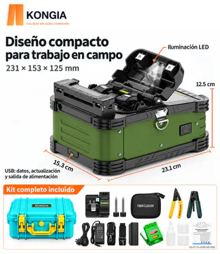 KONGIA A700 PRO - Dimensiones del equipo y USB