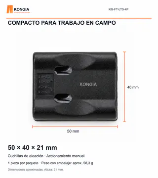 KONGIA · KG-FT-LTS-4P · Formato compacto para campo