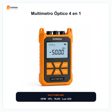 Vista principal del producto - Multímetro Óptico 4 en 1 - KG-FT-OMT-4IN1