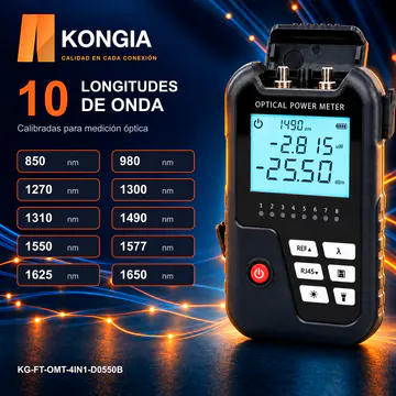 KONGIA · KG-FT-OMT-4IN1-D0550B · 10 longitudes de onda calibradas
