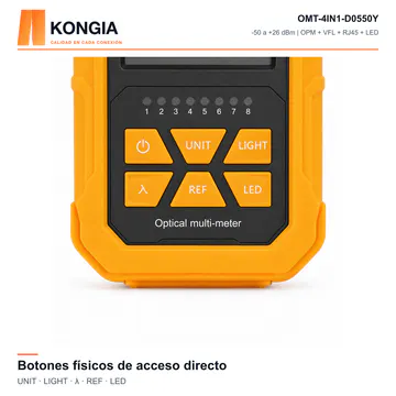 KONGIA · KG-FT-OMT-4IN1-D0550Y · Botones físicos de acceso directo