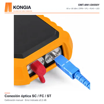 KONGIA · KG-FT-OMT-4IN1-D0550Y · Conexión óptica SC / FC / ST