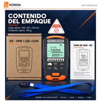 KONGIA KG-FT-OPM3IN1-D5 · Contenido del empaque
