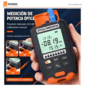 KONGIA KG-FT-OPM3IN1-D5 · Medición óptica e interfaces