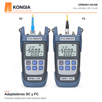 KONGIA · OPM3IN1-G510B · Adaptadores SC y FC