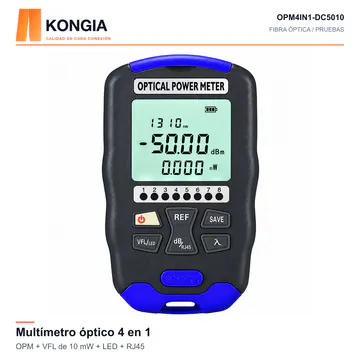 KONGIA · OPM4IN1-DC5010 · Multímetro óptico 4 en 1