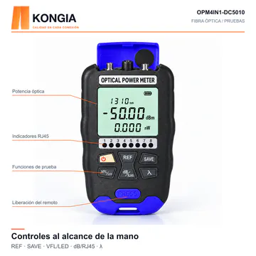 KONGIA · OPM4IN1-DC5010 · Controles al alcance de la mano