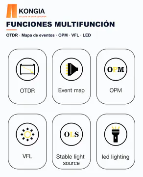 FUNCIONES MULTIFUNCIÓN — KG-FT-OTDR-C80M